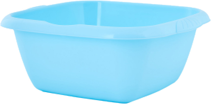 Таз АЛЕАНА квадратний "Євро" 12 л (121047-блак-криж)